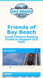Mobile Screenshot of friendsofbaybeach.org